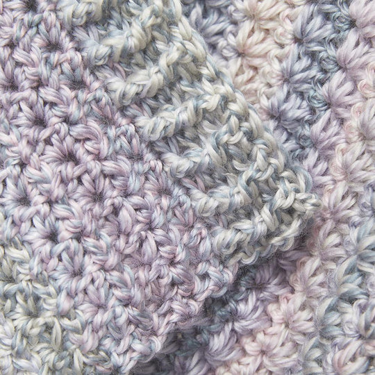 Winter Flower ‘Done in a Day’ Blanket Crochet Pattern