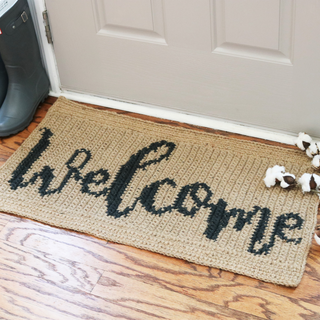 Farmhouse Welcome Mat Crochet Class