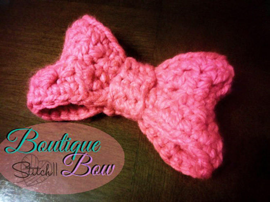 Boutique Bow Crochet Pattern