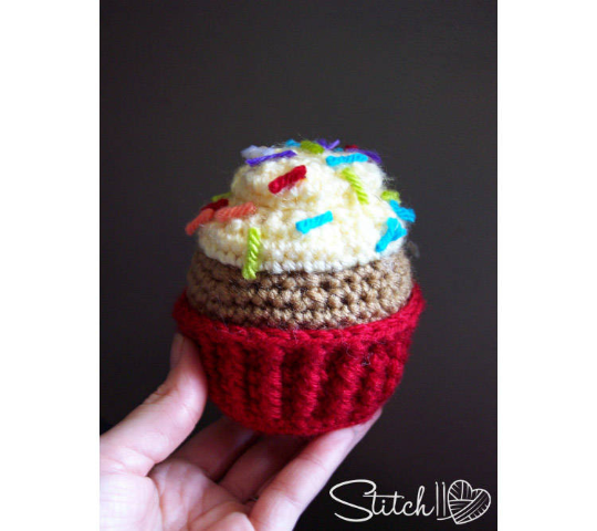 Crochet Cupcake Crochet Pattern