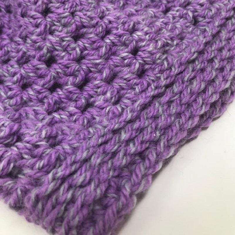 Easy Peasy Messy Bun Hat Crochet Pattern