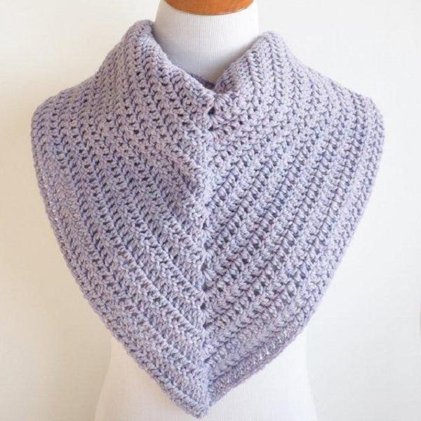 Easy Everyday Triangle Scarf Crochet Pattern