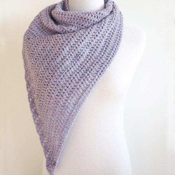 Easy Everyday Triangle Scarf Crochet Pattern – I Love Stitches
