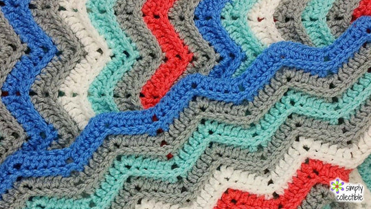 Rich Kids Chevron Blanket Crochet Pattern
