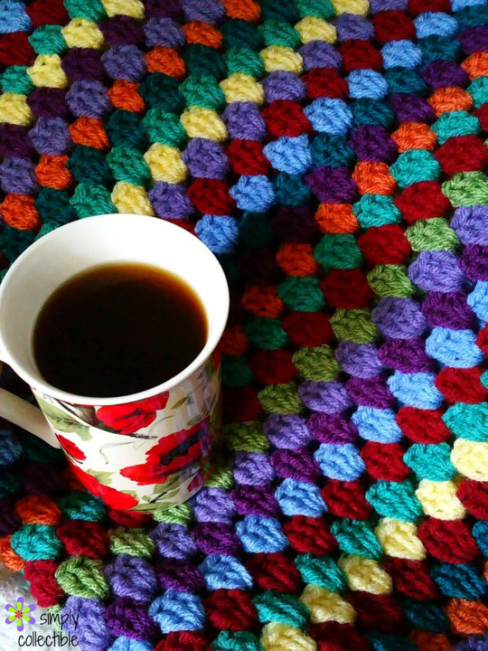 Lily’s Garden Stash Buster Afghan Crochet Pattern