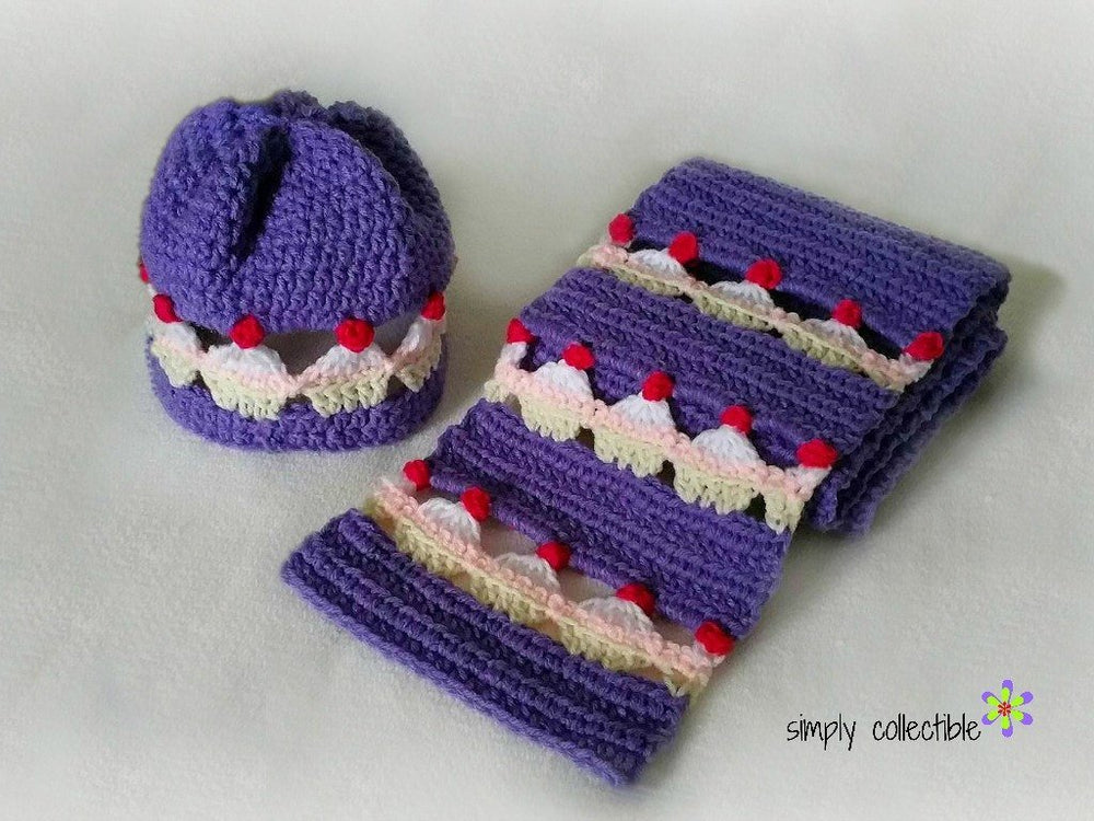 Cupcake Lovers’ Beanie Crochet Pattern