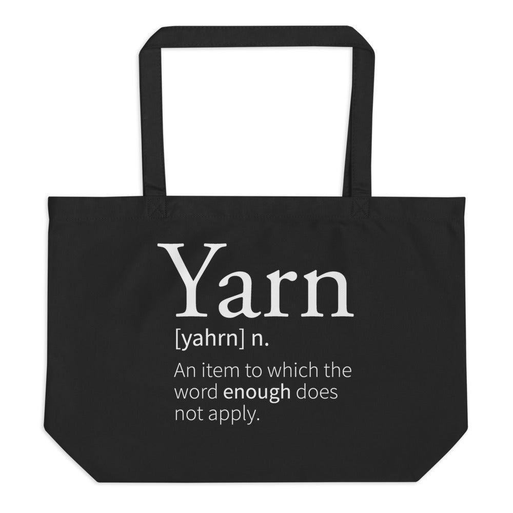 Large organic tote bag - Yarn Definition