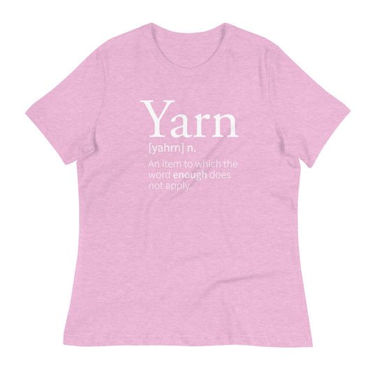 Women's Relaxed T-Shirt - Yarn Definition