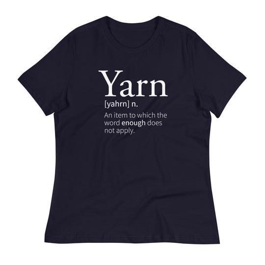 Women's Relaxed T-Shirt - Yarn Definition